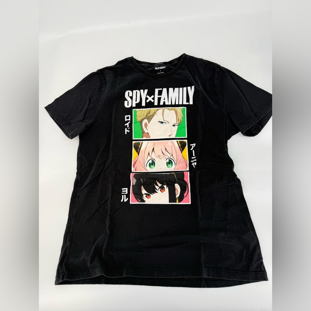 Old Navy Black Spy x Family Graphic Tee